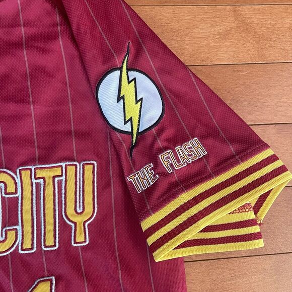 DC Comics The Flash Central City Batting Jersey - Box Lunch Exclusive XS - Picture 4 of 7